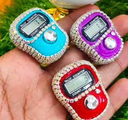 Pack Of 5 Mini Finger Ring Fancy Counter Tasbeeh 5digit Portable Digital Lcd Display