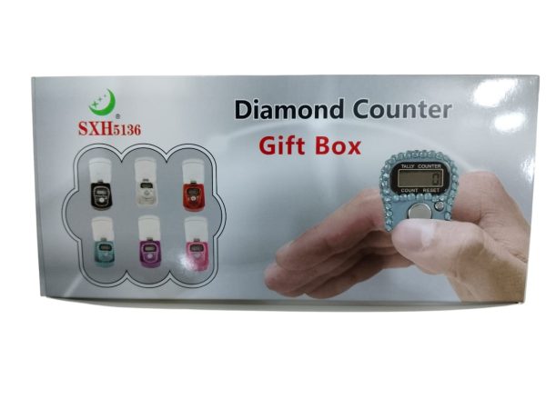 Pack Of 5 Mini Finger Ring Fancy Counter Tasbeeh 5digit Portable Digital Lcd Display