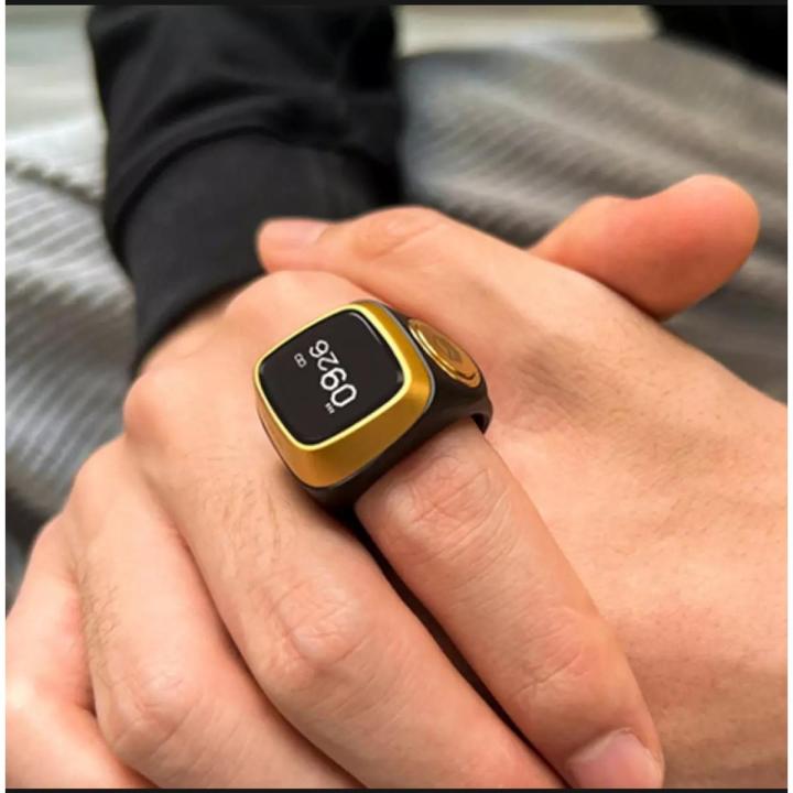 Counter Digital Tasbeeh Ring Qibla Zikr Ring – Smart Tasbih Zikr Ring